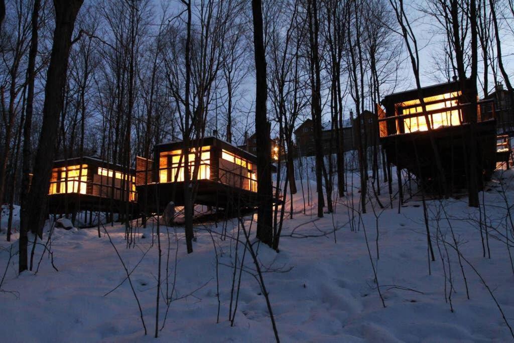 Villa Cabin Sutton 252 - En harmonie avec la nature! Extérieur photo